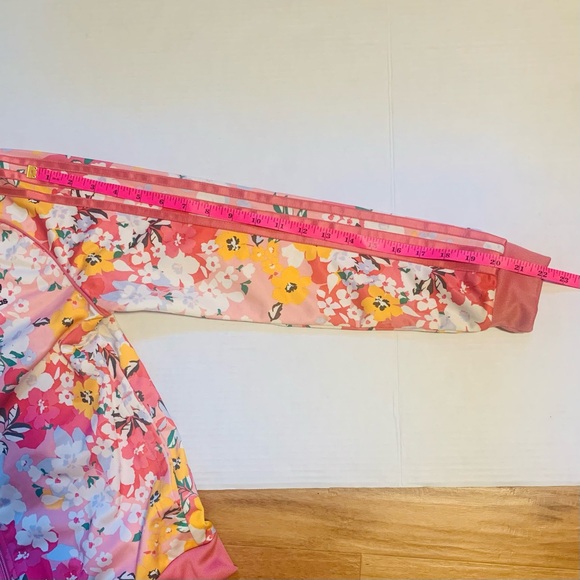 adidas Pink Floral Bomber Jacket - Picture 12 of 13